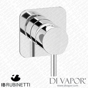 IB Rubinetti EMT300CC Milanotorino Exposed Parts for Manual Wall Mixer Spare Parts