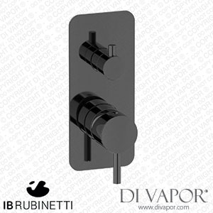 IB Rubinetti EMT310CF Milanotorino Exposed Parts for Manual Wall Mixer with Two Ways Diverter Spare Parts