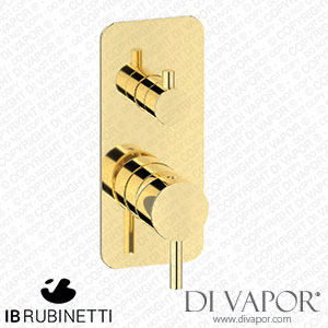 IB Rubinetti EMT310II Milanotorino Exposed Parts for Manual Wall Mixer with Two Ways Diverter Spare Parts