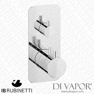 IB Rubinetti EMT610CC Milanotorino Two Ways Wall Shower Thermostatic Valve Spare Parts