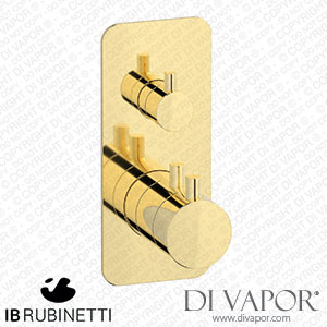 IB Rubinetti EMT610II Milanotorino Two Ways Wall Shower Thermostatic Valve Spare Parts