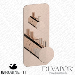 IB Rubinetti EMT610RS Milanotorino Two Ways Wall Shower Thermostatic Valve Spare Parts