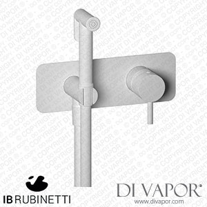 IB Rubinetti EMT706BO Milanotorino Exposed Parts for Bidet Spray Complete with Mixer Spare Parts