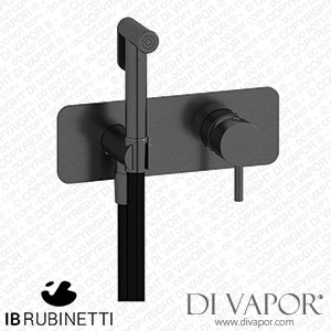 IB Rubinetti EMT706CS Milanotorino Exposed Parts for Bidet Spray Complete with Mixer Spare Parts