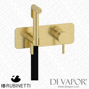 IB Rubinetti EMT706IS Milanotorino Exposed Parts for Bidet Spray Complete with Mixer Spare Parts