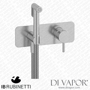 IB Rubinetti EMT706SS Milanotorino Exposed Parts for Bidet Spray Complete with Mixer Spare Parts