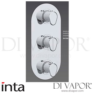Inta ENZOD31 Enzo Thermostatic 3-Handle Dual Outlet Concealed Mixer Shower Spare Parts