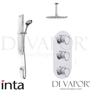 Inta ENZOD33 Enzo Thermostatic 3-Handle Dual Outlet Concealed Mixer Shower Spare Parts