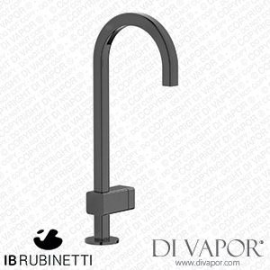 IB Rubinetti EO200CF_3 Elio Washbasin Mono Mixer with Hydroprogressive Cartridge Complete with Drain Full Arch Spout and Plain Lever Spare Parts