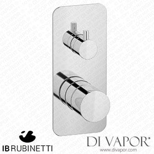 IB Rubinetti EOO310CC Only One Exposed Parts for Manual Wall Mixer with Two Ways Diverter Spare Parts