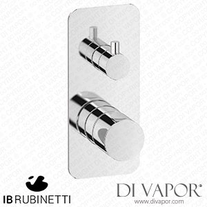 IB Rubinetti EOO312CC Only One Exposed Parts for Manual Wall Mixer with Three Ways Diverter Spare Parts