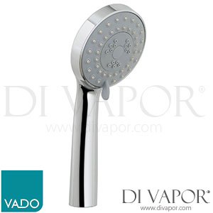 VADO ERI-Handset/MF-DB-CP Eris 80mm Round 3 Function Rub Clean Shower Handset Spare Parts