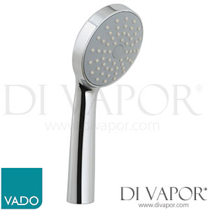 VADO ERI-Handset/SF-DB-CP Eris 80mm Round Single Function Rub-Clean Shower Handset Spare Parts