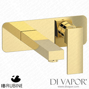IB Rubinetti ERU206II Rubacuori Wall Mounted Washbasin Mixer Complete with Drain Spare Parts