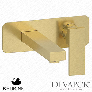 IB Rubinetti ERU206IS Rubacuori Wall Mounted Washbasin Mixer Complete with Drain Spare Parts