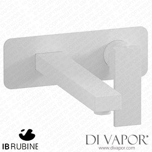 IB Rubinetti ERU207BO Rubacuori Wall Mounted Washbasin Mixer with Long Spout Complete with Drain Spare Parts