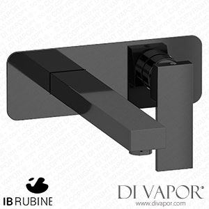 IB Rubinetti ERU207CF Rubacuori Wall Mounted Washbasin Mixer with Long Spout Complete with Drain Spare Parts