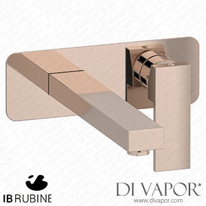 IB Rubinetti ERU207RS Rubacuori Wall Mounted Washbasin Mixer with Long Spout Complete with Drain Spare Parts