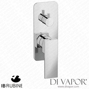 IB Rubinetti ERU310CC Rubacuori Exposed Parts for Manual Wall Mixer with Two Ways Diverter Spare Parts