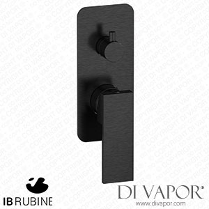 IB Rubinetti ERU310CS Rubacuori Exposed Parts for Manual Wall Mixer with Two Ways Diverter Spare Parts
