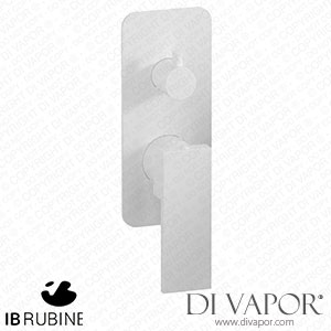 IB Rubinetti ERU312BO Rubacuori Exposed Parts for Manual Wall Mixer with Three Ways Diverter Spare Parts