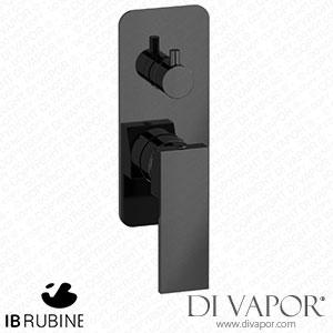 IB Rubinetti ERU312CF Rubacuori Exposed Parts for Manual Wall Mixer with Three Ways Diverter Spare Parts