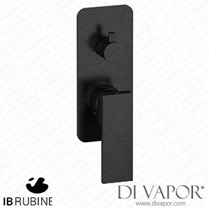 IB Rubinetti ERU312CS Rubacuori Exposed Parts for Manual Wall Mixer with Three Ways Diverter Spare Parts