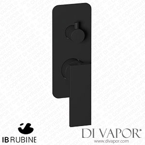 IB Rubinetti ERU312NP Rubacuori Exposed Parts for Manual Wall Mixer with Three Ways Diverter Spare Parts