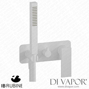 IB Rubinetti ERU313BO Rubacuori Exposed Parts for Manual Wall Mixer with Two Ways Diverter and Shower Kit Spare Parts