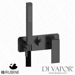 IB Rubinetti ERU314CS Rubacuori Exposed Parts for Manual Wall Mixer with Three Ways Diverter and Shower Kit Spare Parts