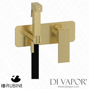 IB Rubinetti ERU706IS Rubacuori Exposed Parts for Bidet Spray Complete with Mixer Spare Parts