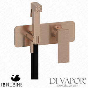 IB Rubinetti ERU706SR Rubacuori Exposed Parts for Bidet Spray Complete with Mixer Spare Parts