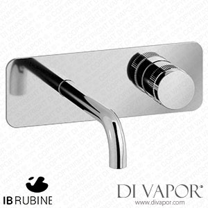 IB Rubinetti ERX206CC Reflex Wall Monted Washbasin Hydroprogressive Mixer Complete with Drain Spare Parts