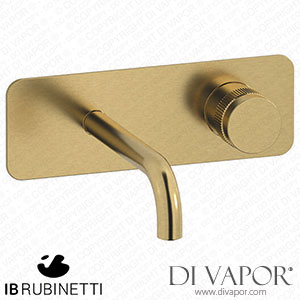 IB Rubinetti ERX206OS Reflex Wall Monted Washbasin Hydroprogressive Mixer Complete with Drain Spare Parts