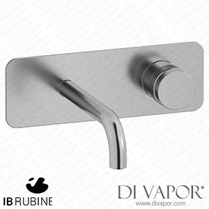 IB Rubinetti ERX206SS Reflex Wall Monted Washbasin Hydroprogressive Mixer Complete with Drain Spare Parts