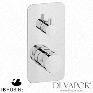 IB Rubinetti ERX310CC Reflex Exposed Parts for Manual Wall Hydroprogressive Mixer with 2 Ways Diverter Spare Parts