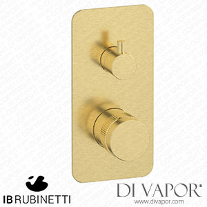 IB Rubinetti ERX310IS Reflex Exposed Parts for Manual Wall Hydroprogressive Mixer with 2 Ways Diverter Spare Parts