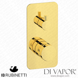 IB Rubinetti ERX310OO Reflex Exposed Parts for Manual Wall Hydroprogressive Mixer with 2 Ways Diverter Spare Parts