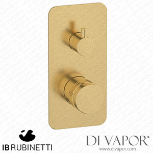 IB Rubinetti ERX310OS Reflex Exposed Parts for Manual Wall Hydroprogressive Mixer with 2 Ways Diverter Spare Parts