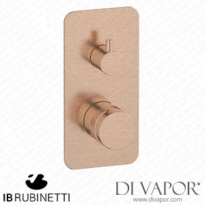 IB Rubinetti ERX310SR Reflex Exposed Parts for Manual Wall Hydroprogressive Mixer with 2 Ways Diverter Spare Parts