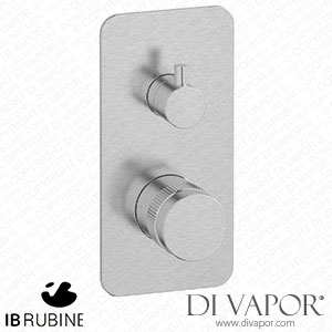 IB Rubinetti ERX312SS Reflex Exposed Parts for Manual Wall Hydroprogressive Mixer with 3 Ways Diverter Spare Parts