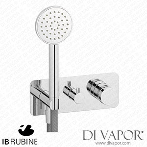 IB Rubinetti ERX313CC Reflex 2 Ways Wall Shower Hydroprogressive Mixer Complete with Shower Kit Spare Parts