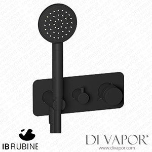 IB Rubinetti ERX313NP Reflex 2 Ways Wall Shower Hydroprogressive Mixer Complete with Shower Kit Spare Parts