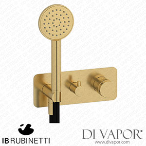IB Rubinetti ERX313OS Reflex 2 Ways Wall Shower Hydroprogressive Mixer Complete with Shower Kit Spare Parts