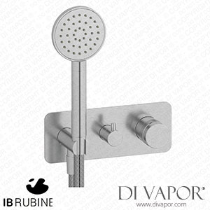 IB Rubinetti ERX313SS Reflex 2 Ways Wall Shower Hydroprogressive Mixer Complete with Shower Kit Spare Parts