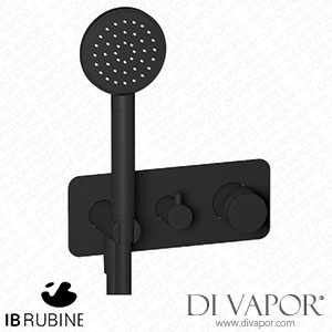 IB Rubinetti ERX314NP Reflex 3 Ways Wall Shower Hydroprogressive Mixer Complete with Shower Kit Spare Parts