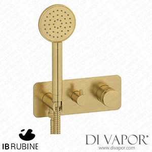 IB Rubinetti ERX314ON Reflex 3 Ways Wall Shower Hydroprogressive Mixer Complete with Shower Kit Spare Parts