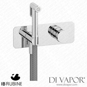 IB Rubinetti ERX706CC Reflex Exposed Parts for Bidet Spray Complete with Hydroprogressive Mixer Spare Parts
