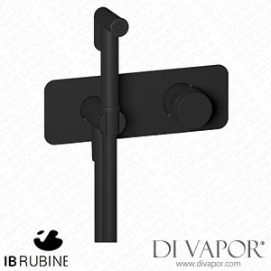 IB Rubinetti ERX706NP Reflex Exposed Parts for Bidet Spray Complete with Hydroprogressive Mixer Spare Parts
