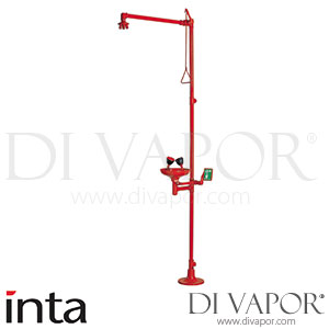 Inta ES1100370RD Emergency Overhead Shower and Eye Wash Station (Red) Spare Parts